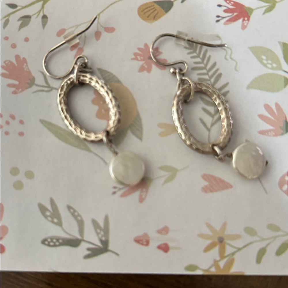 Silpada Pearl Drop Earrings